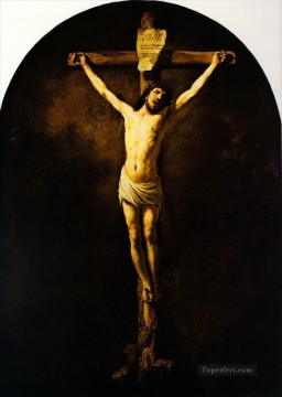 Christ sur la Croix 1631 Rembrandt Peinture à l'huile